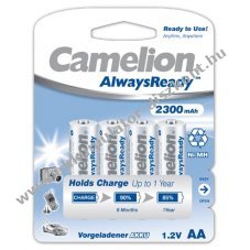 Camelion Akkumultor tpus HR6 Mignon AA (ceruzaakku tpus) AlwaysReady 4db/csom. 2300mAh