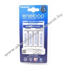 USB akkumultor tlt  Panasonic eneloop BQ-CC61USB + 4db AA ceruza eneloop Akkumultor 1,9Ah s Micro USB-Kbel