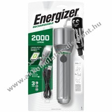Energizer metal light USB tlthet fm LED-es zseblmpa, elemlmpa 2000lm powerbank