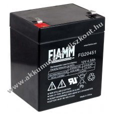 lom Akkumultor 12V 4,5Ah (FIAMM) tpus FG20451 (csatlakoz: F1)