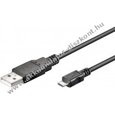 Goobay USB kbel 2.0 micro USB csatlakozval 60cm fekete