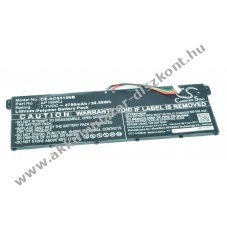 Helyettest Akkumultor Acer Aspire 3 A315-21 tpus AP16M5J 4750mAh