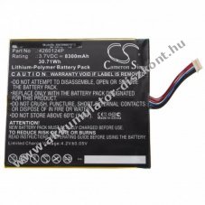 Helyettest Akkumultor Acer One 10 S1002 tpus 4260124P 8300mAh