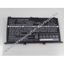 Helyettest Akkumultor Dell Inspiron 15 7559 6400mAh