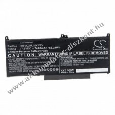 Helyettest Akkumultor Dell Latitude 13 5300 7400mAh