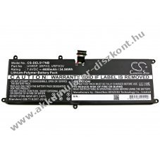 Helyettest laptop Akkumultor Dell Latitude 11 5175, 11 5179