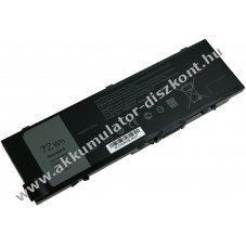Helyettest laptop Akkumultor Dell Precision 17 M7710 sorozat