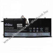 Helyettest Akkumultor Lenovo ThinkPad X1 Carbon 3460 tpus 45N1070, 3500mAh