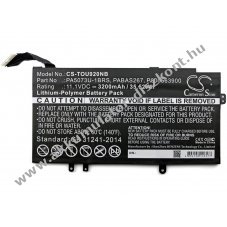 Helyettest laptop Akkumultor Toshiba tpus P000563900