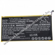 Helyettest Akkumultor ASUS ZenPad M700KL tpus C11P1425 (1ICP3/64/120) 3250mAh