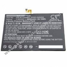 Helyettest Akkumultor Samsung Galaxy Tab S5e tpus EB-BT725ABU 6800mAh