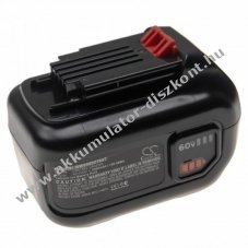 Helyettest Akkumultor Black & Decker LSW60C tpus LBX1560 2500mAh