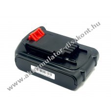 Helyettesítő Akkumulátor Black & Decker típus BL1518 18V, Li-Ion, 1500mAh - Kiárusítás!