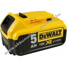 Eredeti Akkumultor szerszmgp Dewalt tpus DCB184 XR gpekhez 18V 5,0Ah Li-Ion