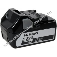 Eredeti HiKOKI (Hitachi) Akkumultor BSL1850, 335790, 336385, Li-Ion, 5,0Ah 18V