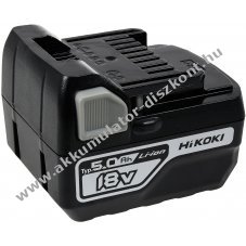 Eredeti HiKOKI (Hitachi) Akkumultor BSL1850C, 336385 j forma Li-Ion, 5,0Ah 18V