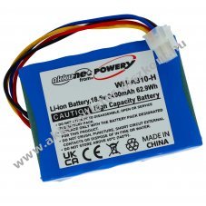 Husqvarna t�pus 5895862-01 er�s helyettes�t� Akkumul�tor 18,5V 3350mAh 62Wh Li-Ion