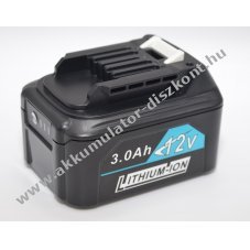 Helyettest Makita tpus BL1021B, BL1041B 12V, Li-ion, 3000mAh