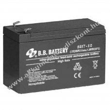 �lom Akkumul�tor B.B. Battery SH7-12 T2 12V 7Ah csatlakoz� F2