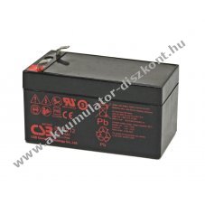 lom Akkumultor 12V 1.2Ah ( CSB / Hitachi) tpus CSB-GP1212, VDS, csatlakoz:F1