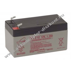 lom Akkumultor 12V 1,2Ah GENESIS tpus NP1.2-12 F1 csatl. Vds minstssel