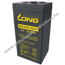 lom Akkumultor Long (Kung Long) tpus MSK300 2V 75Ah csatlakoz: M8