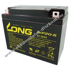 lom Akkumultor Long (Kung Long) tpus WP20-6 6V 20Ah csatlakoz: M5