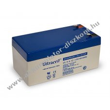 Ultracell lom Akkumultor 12V 3,4Ah UL3.4-12 csatlakoz:F1
