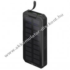 goobay tra vz/tsll szolr/napelemes powerbank USB vsztlt kls Akkumultor 20000mAh, PD