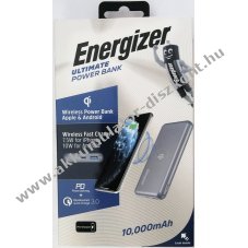 Energizer Ultimate Powerbank 7,5W 10000mAh vezetk nkli gyorstlt