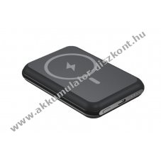 Energizer Powerbank QM5000 M�gneses Vezet�k N�lk�li, 5000mAh, 15W, Fekete