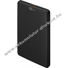Powerbank, vezetk nlkli 5000mAh, fekete - A kszlet erejig!