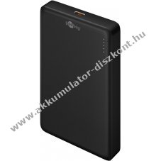 Powerbank, vezetk nlkli 10000mAh, fekete - A kszlet erejig!
