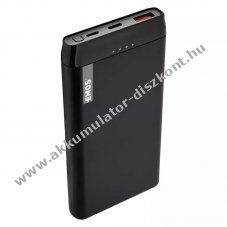 Emos powerbank ALPHA 10PD 10000mAh, fekete, gyorstlts