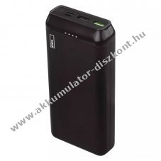 EMOS Powerbank ALPHAQ2 20, 20000 mAh, 22.5 W, fekete