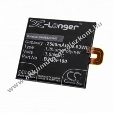 Helyettest Akkumultor HTC tpus B2Q3F100 2500mAh