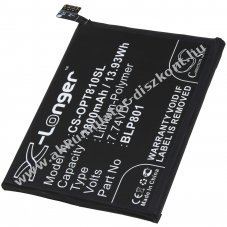 Kompatibilis Akkumultor OnePlus tpus BLP801