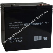 lom Akkumultor (multipower) elektromos kerekesszk Invacare Power 9000 (ciklusll, ciklikus)