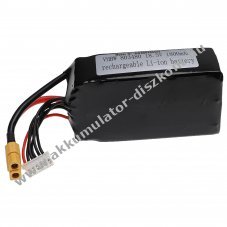 Helyettest modell / RC Akku 18.5V, Li-Polymer, 1800mAh, XT60-csatlakoz, 91mm x 36mm x 43mm