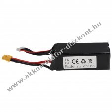 Helyettest modell / RC Akku 22.2V, Li-Polymer, 1800mAh, XT60-csatlakoz, 108mm x 36mm x 47mm