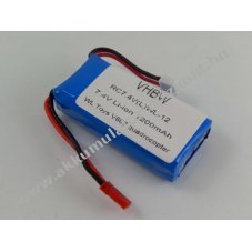 Helyettest Akkumultor UDI U829A, Tarantula X6, WL Toys V666 quadrocopter, 7.4V, 1200mAh