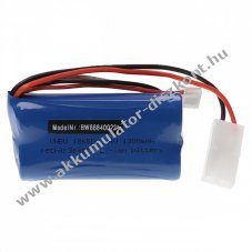 Helyettest modell / RC Akku 7.4V, Li-Ion, 1300mAh, KET-2P csatlakoz