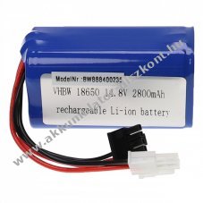 Helyettest modell / RC Akku 14.8V, Li-Ion, 2800mAh,  HWT-4P csatlakoz