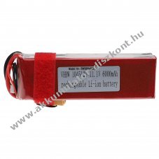 Helyettest modell / RC Akku 11.1V, Li-Polymer 6000mAh XT60 csatlakoz