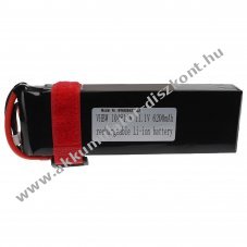 Helyettest modell / RC Akku 11.1V, Li-Polymer, 6200mAh, XT60 csatlakoz