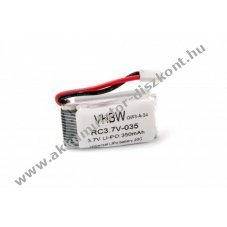 Helyettest Akkumultor RC modellekhez Li-Ion, 3,7V, 350mAh