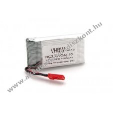 Helyettest Akkumultor Quadcopter 20C Li-Ion, 3.7V, 1000mAh
