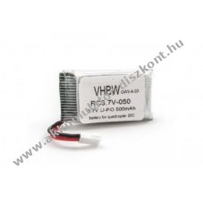 Helyettest Akkumultor Quadcopter 20C Li-Ion, 3.7V, 500mAh