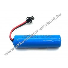 Helyettest modell / RC Akku 3.7V, Li-Ion, 1200mAh, SM csatlakoz