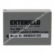Helyettest EXTENSILO Akkumultor Canon PowerShot G1 X tpus NB-10L 800mAh